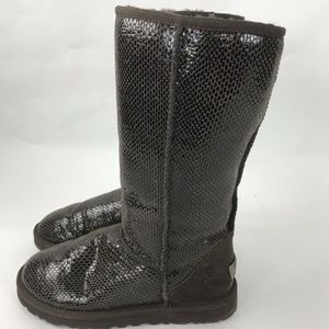 Ugg Australia Classic Women Tall‎ Snake Print Boots